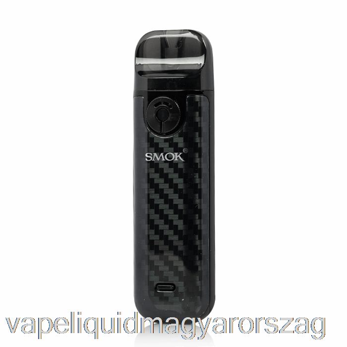 Smok Novo 4 25w-os Pod Kit Fekete Szénszálas Vape Folyadék